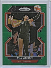A'Ja Wilson 2022 Panini Prizm WNBA Green Prizm (#39)