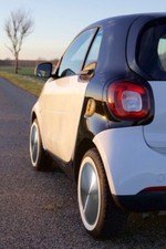 4x Moon Caps + Weißwandringe 15" Zoll  Radzierblenden passend für Smart VW BMW