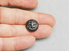 Boy Scout Uniform Clothes Button Be Prepared Vintage 5/8" Loop Shank Metal
