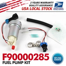 New For Walbro/TI Auto F90000285 525LPH E85 Racing Fuel Pump w/ Installation Kit