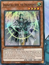 Yugioh Dogmatika Adin,Die Erleuchteten ROTD-DE007 Super Rare NM x3 Play Set 