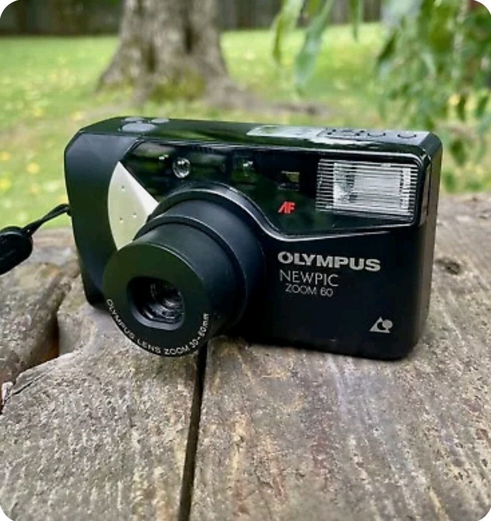 Olympus NEWPIC ZOOM 60 Black Point & Shoot APS Film Camera | eBay