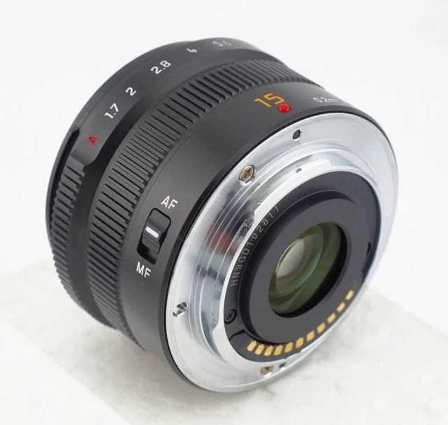 Panasonic LUMIX G LEICA DG SUMMILUX 15mm/F1.7 ASPH. H-X015-K NEGRO USADO Foto 2 de 4