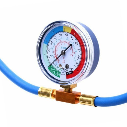 Auto Klimaanlagen Kältemittel Nachfüllset A/C R134a Schlauch Gasanzeige 1/2'' - Bild 15 von 15