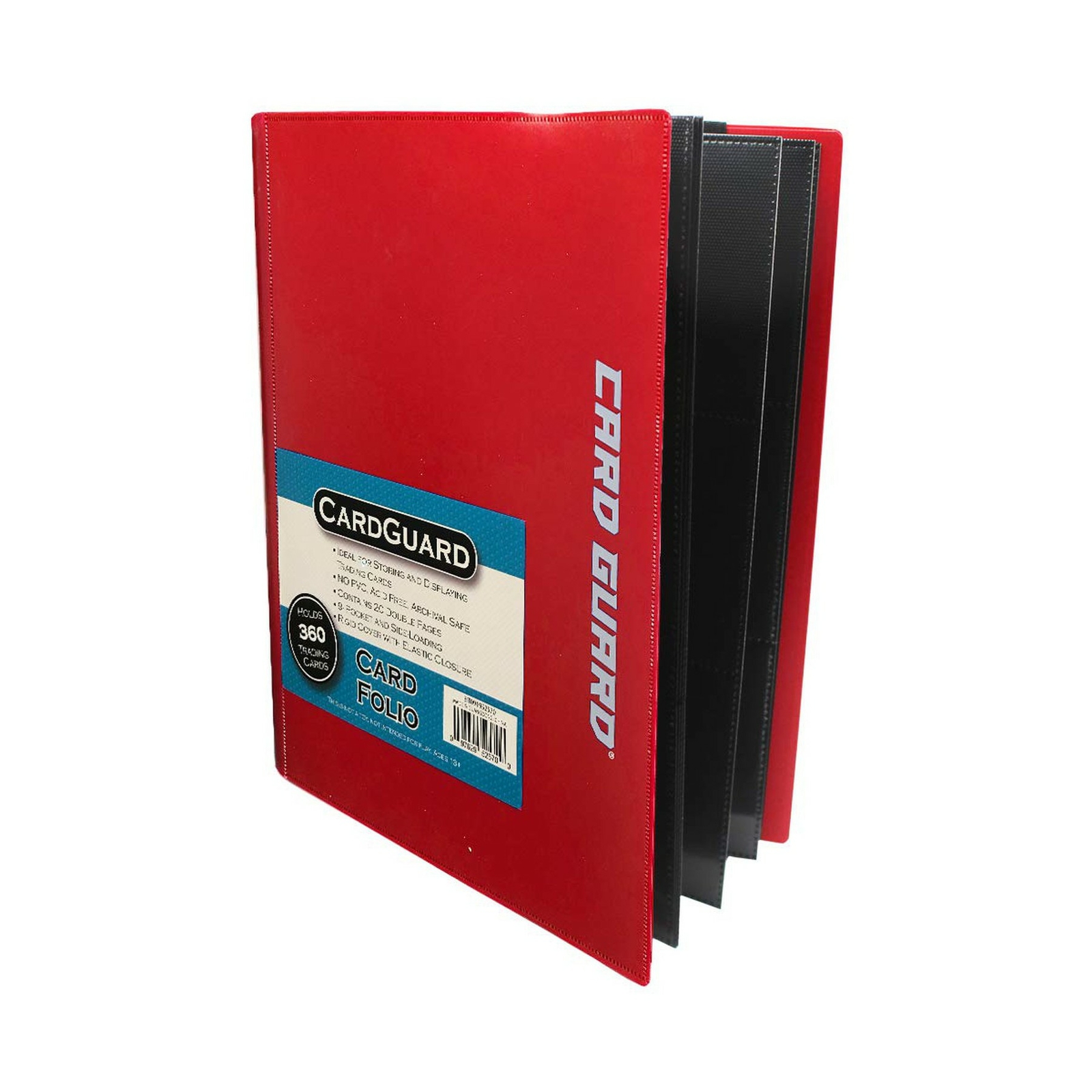 CardGuard Trading Card Pro-Folio, 9-Pocket Side-Loading Pages,, Red | eBay