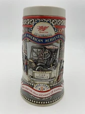 Model T Beer Stein Anheuser Busch Miller Great American Achievements 71646 1987 