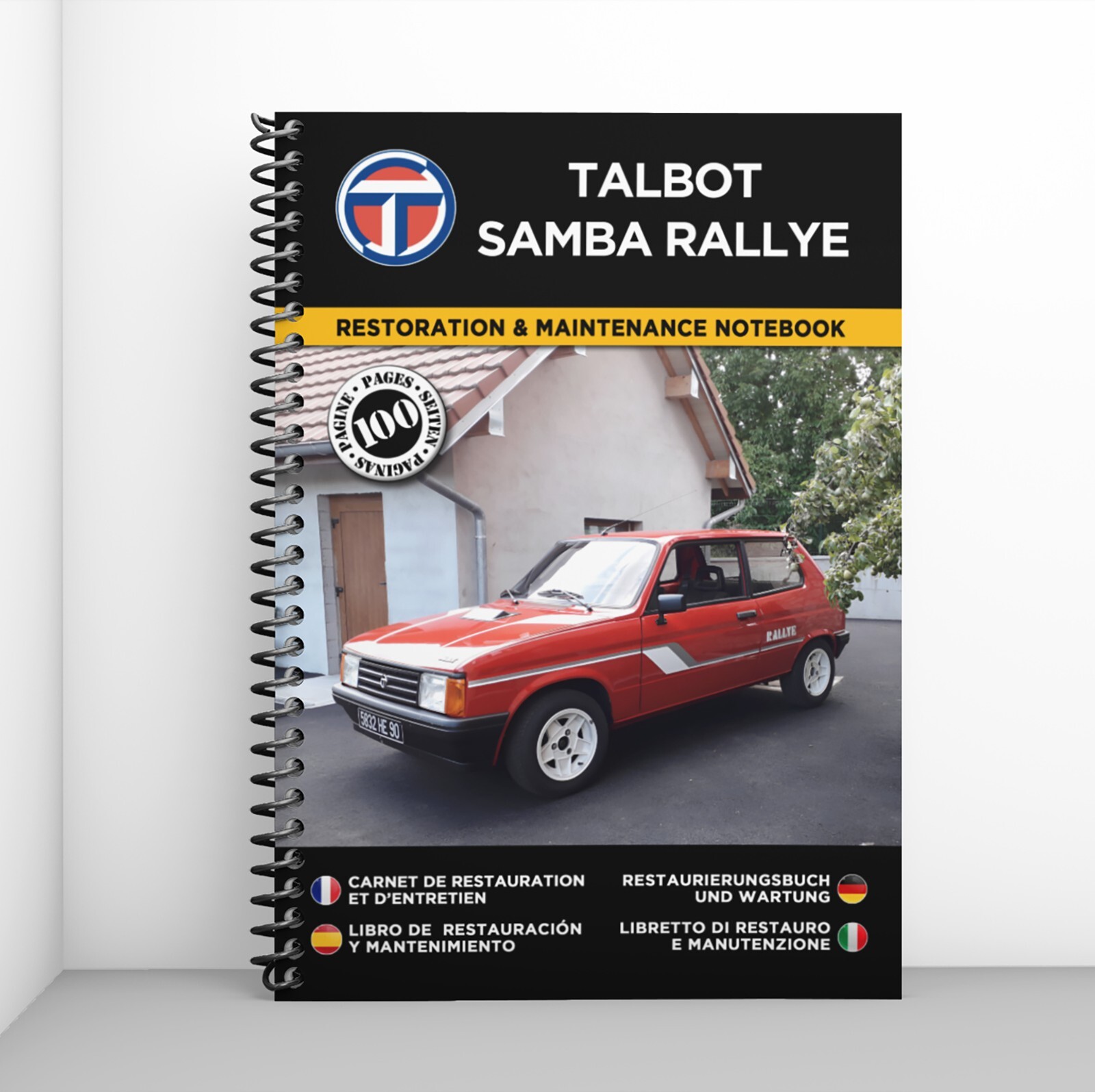 Talbot Samba Rallye carnet de bord pour passionn&eacute;s en garage