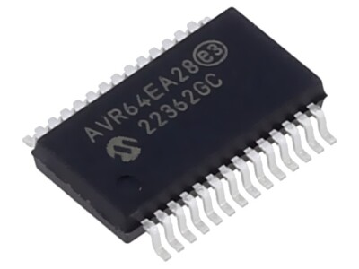 AVR64EA28-I/SS IC: AVR Mikrocontroller EEPROM: 512B Static RAM: 6kB Flash: 64kB