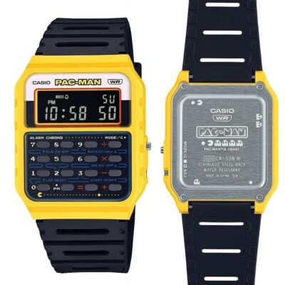 Casio Databank CA-53 Series PAC-MAN Men's Watch CA-53WPC-1B | eBay