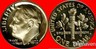 1972 S Roosevelt Dime Gem Proof San Francisco Roosevelt