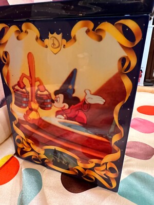 Fantasia Mickey Musical Jack in the Box. Enesco. RARE, limited