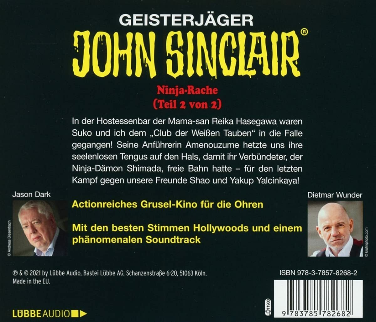 Thumbnail - John Sinclair - Folge 148: Ninja-rache - Hörbuch Cd - Neu