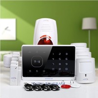 Homsecur Wireless&wired Gsm Rfid Home House Alarm System +pir+5door Sensor Homsecur Wireless&wired Gsm Rfid Home House Alarm System +pir+5door Sensor