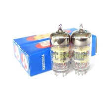 ECC82 12AU7 Tungsram NOS Audio Tube  - Amplitrex  TESTED -PLATINUM MATCHED PAIR