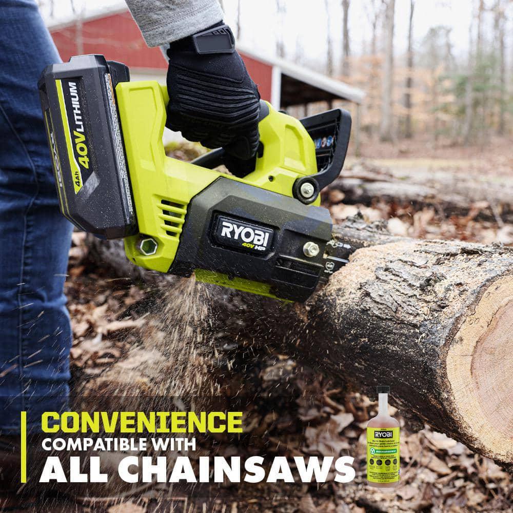 RYOBI • Biodegradable Bar & Chain Lubricant • Chainsaw Oil • • 24 oz