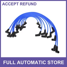 Spark Plug Wire Ignition Coil Cable TEN Custom For Ford F-150 5.0L 5.8L