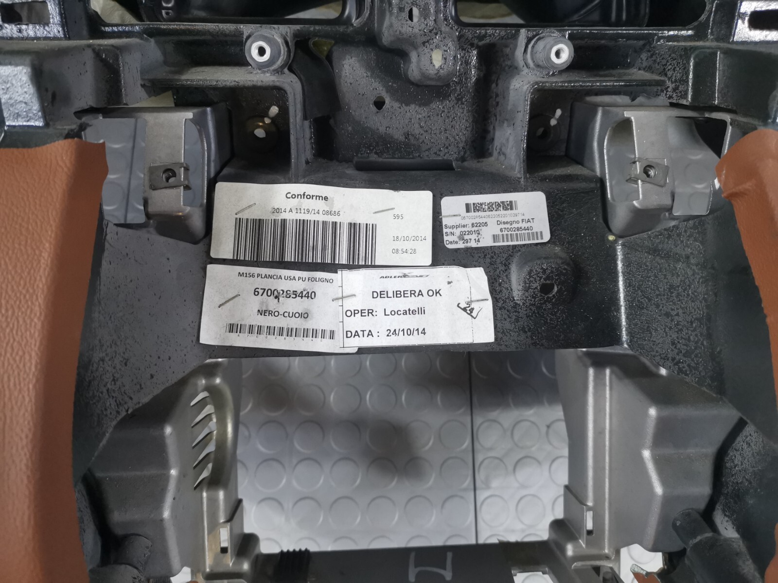 14-19 MASERATI QUATTROPORTE S Q4 FRONT DASH DASHBOARD ASSEMBLY 670010238