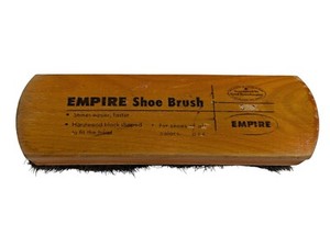 Vintage Empire Shoe Brush 100% Horsehair #114 RARE Good Housekepping Seal