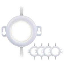 ULTRA PROGRADE 5-Pack EZ Link Linkable Plug-in LED White Puck Light High/Low