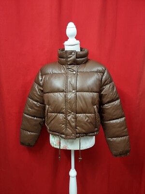 Jennyfer Doudoune courte marron taille L neuve