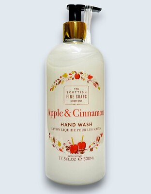 1 Scottish Fine Soaps APPLE CINNAMON Cream Hand Wash Soap 17.5 oz