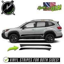 Side Rocker Racing Stripe Decal Fits Subaru Forester 2017 Up Base Wilderness Side Rocker Racing Stripe Decal Fits Subaru Forester 2017 Up Base Wilderness