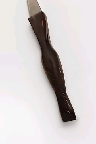 Cutco Vintage Carving Fork #1727, Spoon #1712,  Brown/Orange Handle Made in USA - Afbeelding 4 van 6
