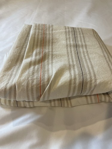 Threshhold Shower Curtain 100% Cotton 68" Tall 72" Long