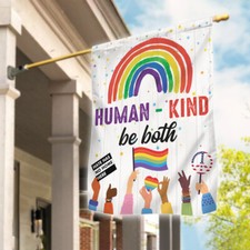 Human Kind Be Both Double-sided Flag, Choose Kindness Flag, Civil Rights Flag