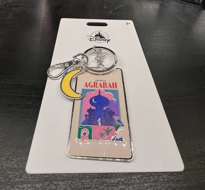2024 Disney Parks Aladdin Jasmine Escape To Agrabah Keychain Bag Tag Flair.