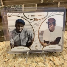 Josh Gibson & Satchel Paige 🔥 SHORT PRINT SP-4 🔥 2025 Topps Dynamic Duals