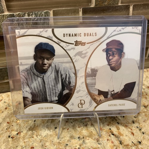 Josh Gibson / Satchel Paige #SP-4 — 2025 Topps Dynamic Duals Short Print Pairings baseball card