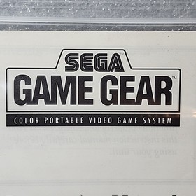 Sega - Game Gear System Console - Instruction Manual Booklet - Gamegear 1991