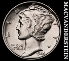 1944 Mercury Dime- Silver- Choice Gem Brilliant Uncirculated Luster #J4142