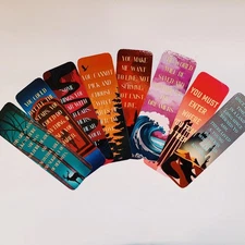 Fantasy Book Series Bookmark Set, Magic Kingdom Bookmark, Reading Decor