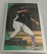 2010 Topps Chrome Baseball Cliff Lee Seattle Mariners base card #40