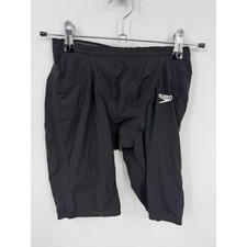 Speedo LZR Pure Intent Jammer Swim Trunks Mens 25 Black FINA Racing Tech