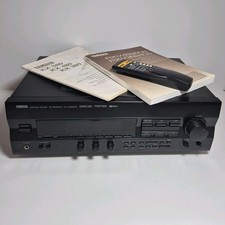Yamaha AV Reciever RX-V392RDS with 2 Instruction Manuals & Remote, Natural Sound