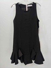 Pre-Owned Mac Duggal Black Size Small Short Sleeveless Dress