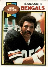 1979 Topps Isaac Curtis #395 Cincinnati Bengals