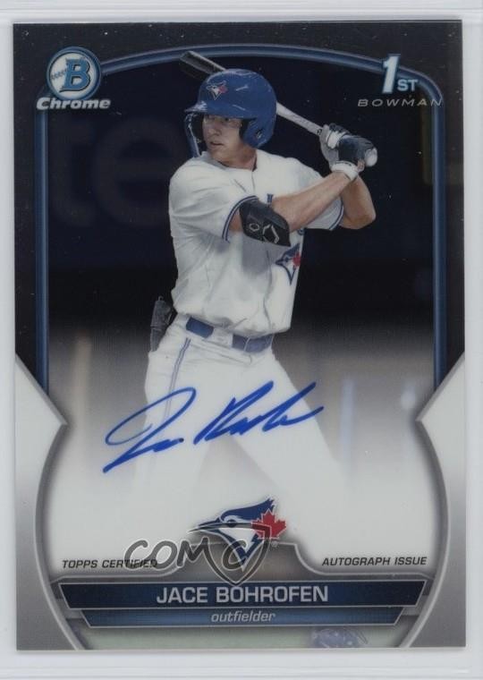 2023 Bowman Draft Chrome Prospect Auto Jace Bohrofen #CDA-JBO
