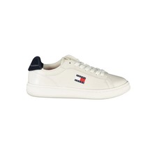 Image of Tommy Hilfiger Bianco Polyurethane Women Sneaker