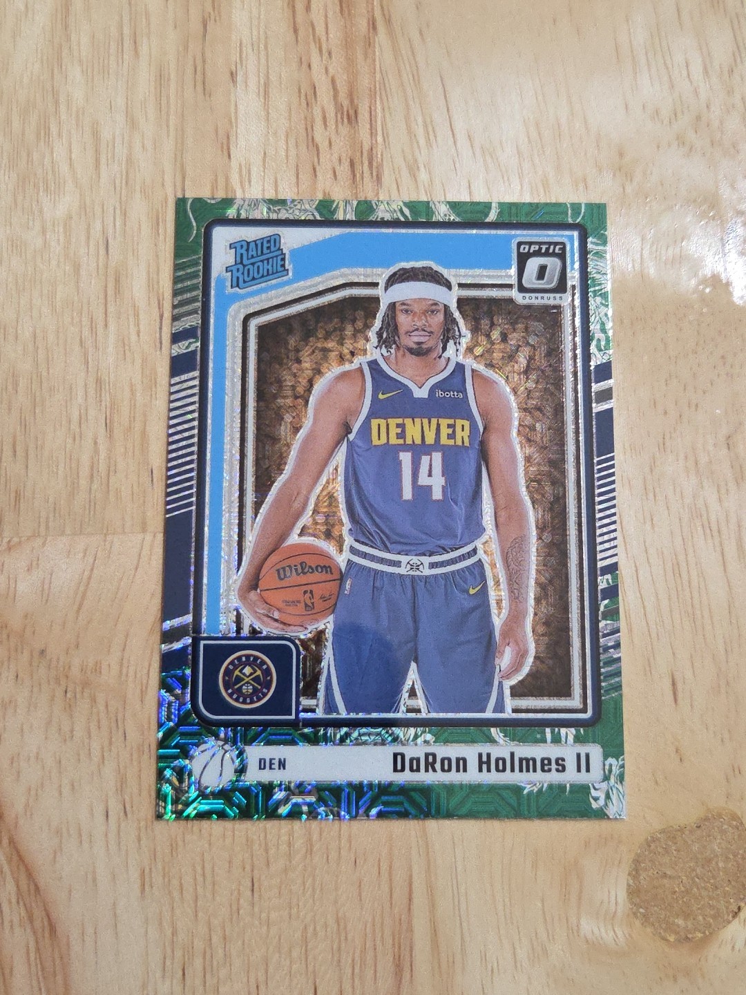 2024-25 Donruss Optic DARON HOLMES II Dragon #262 Rated Rookie Choice Nuggets SP