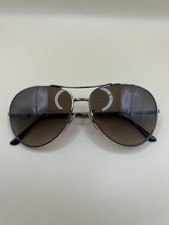 Image of Burberry B 3056 1003/13 Silver Gunmetal Nova Check Arms Pilot Brown Lens