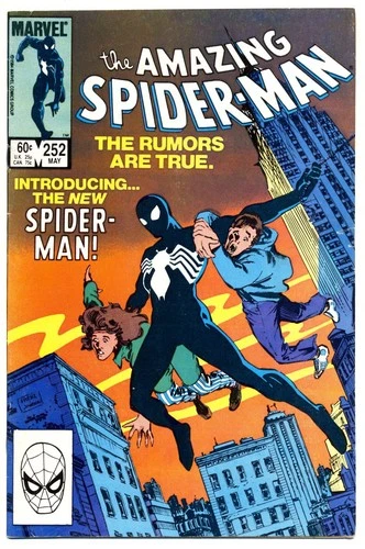 Amazing Spider-Man #252 VG/F, 1st app. Black Costume, Marvel Comics 1984