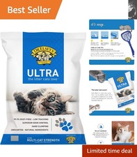 Ultra Clumping Cat Litter 18 lb - Hard Clumping & Low Tracking for Clean Homes 0.97 per pound
