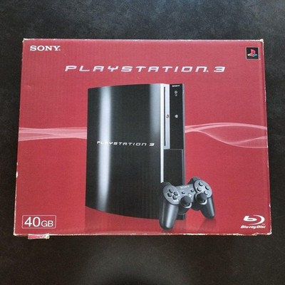 Sony PlayStation 3 CECHH00 40GB Black Console Boxed PS3 System