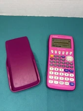Casio FX-9750GII Graphing Calculator - Pink Tested Working