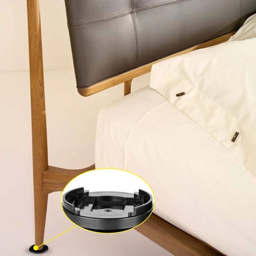 4 Pcs Anti-Rutsch-Festradmatte Büro Stuhlbeinkappen Bodenschoner - Bild 9 von 12
