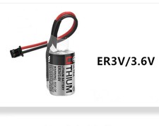 2x Toshiba JZSP-BA01 ER3V 3.6V LI-SOL2 PLC Battery er3v 1/2AA battery
